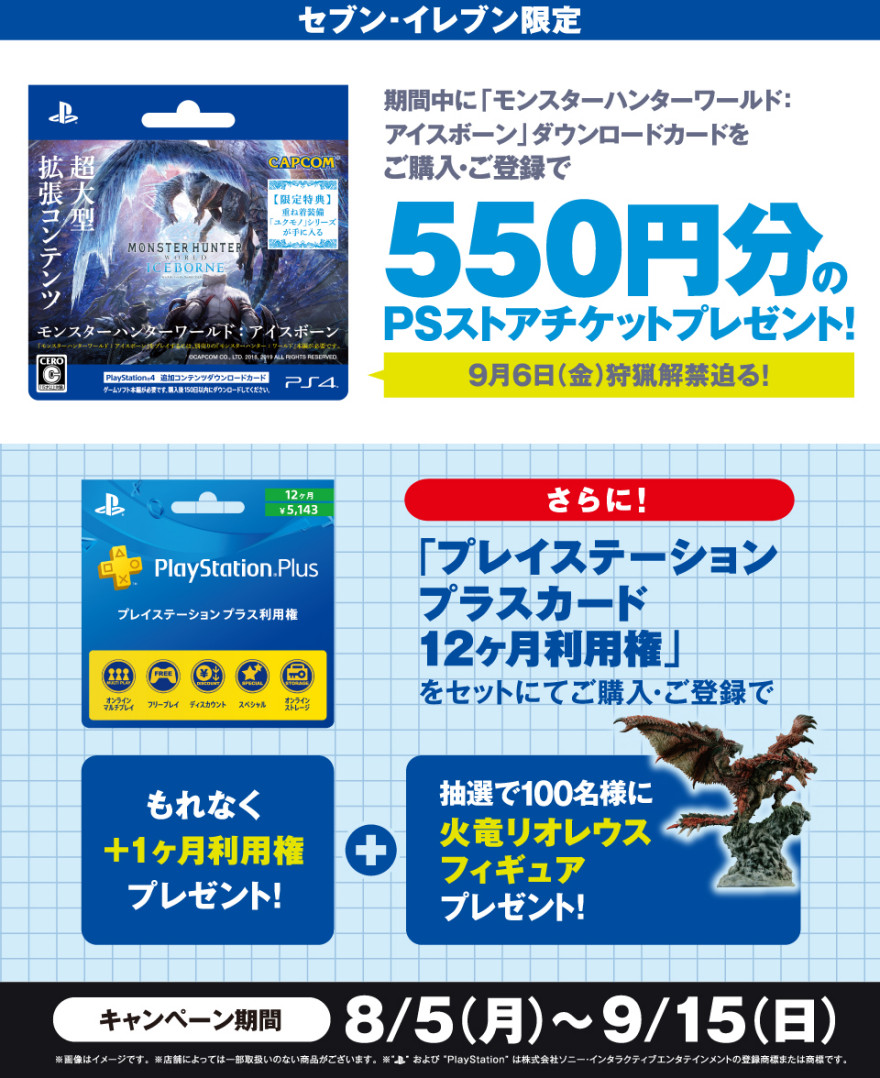 PlayStation(R)4「モンスターハンターワールド：アイスボーン」キャンペーン！お知らせ